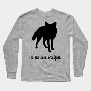 I'm A Fox (Interlingua) Long Sleeve T-Shirt